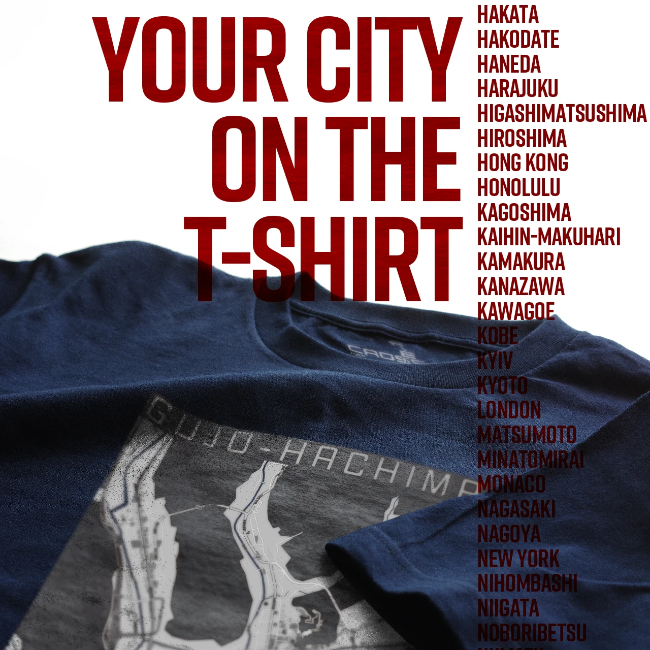 Your City on the T-shirt