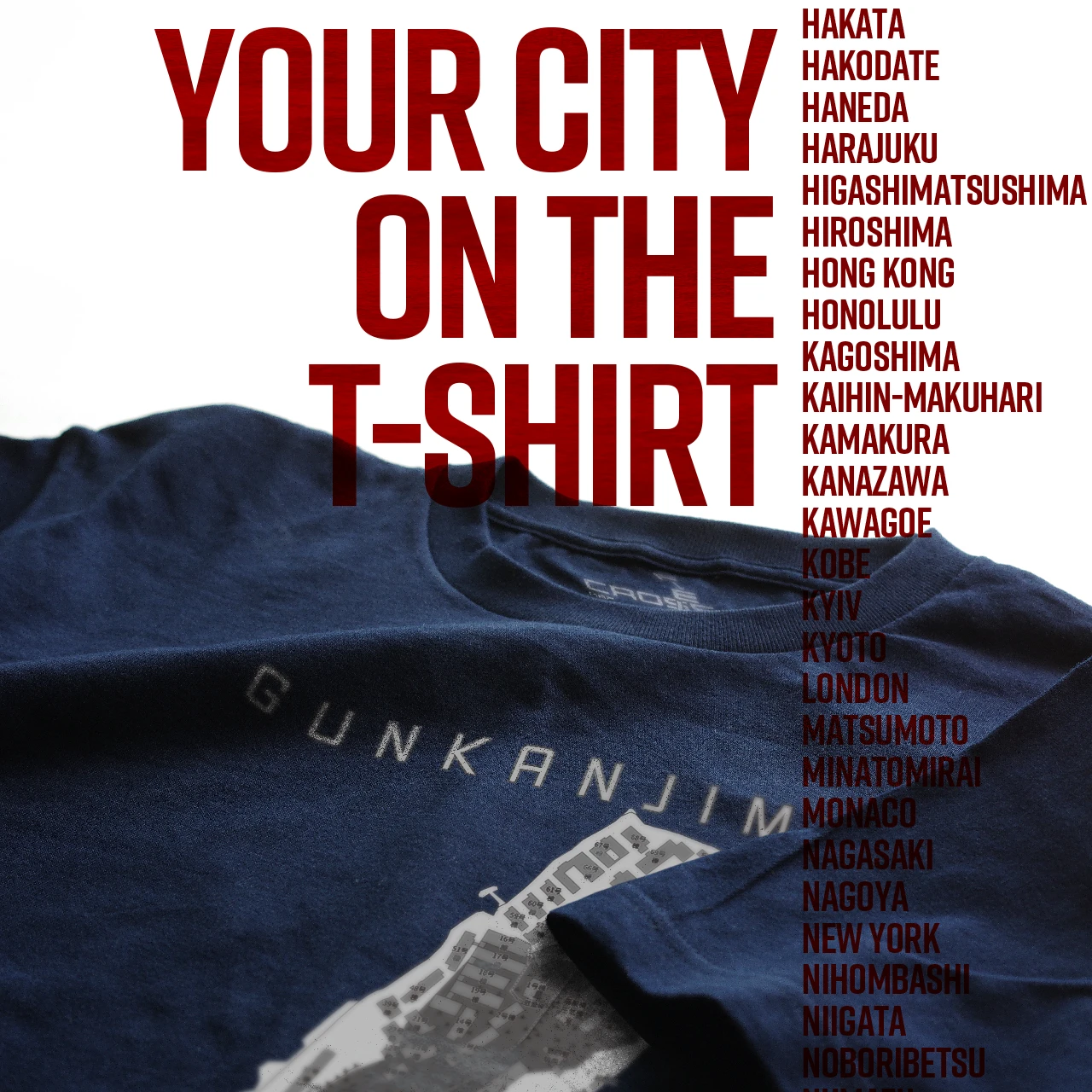 Your City on the T-shirt