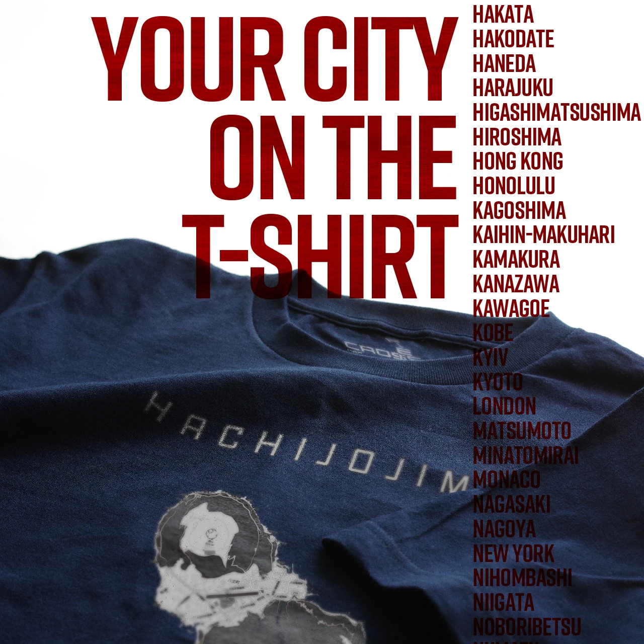 Your City on the T-shirt