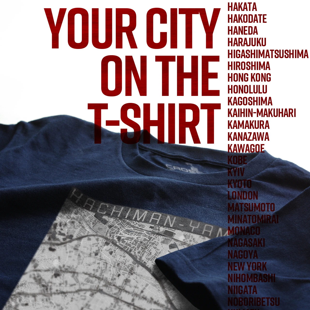 Your City on the T-shirt