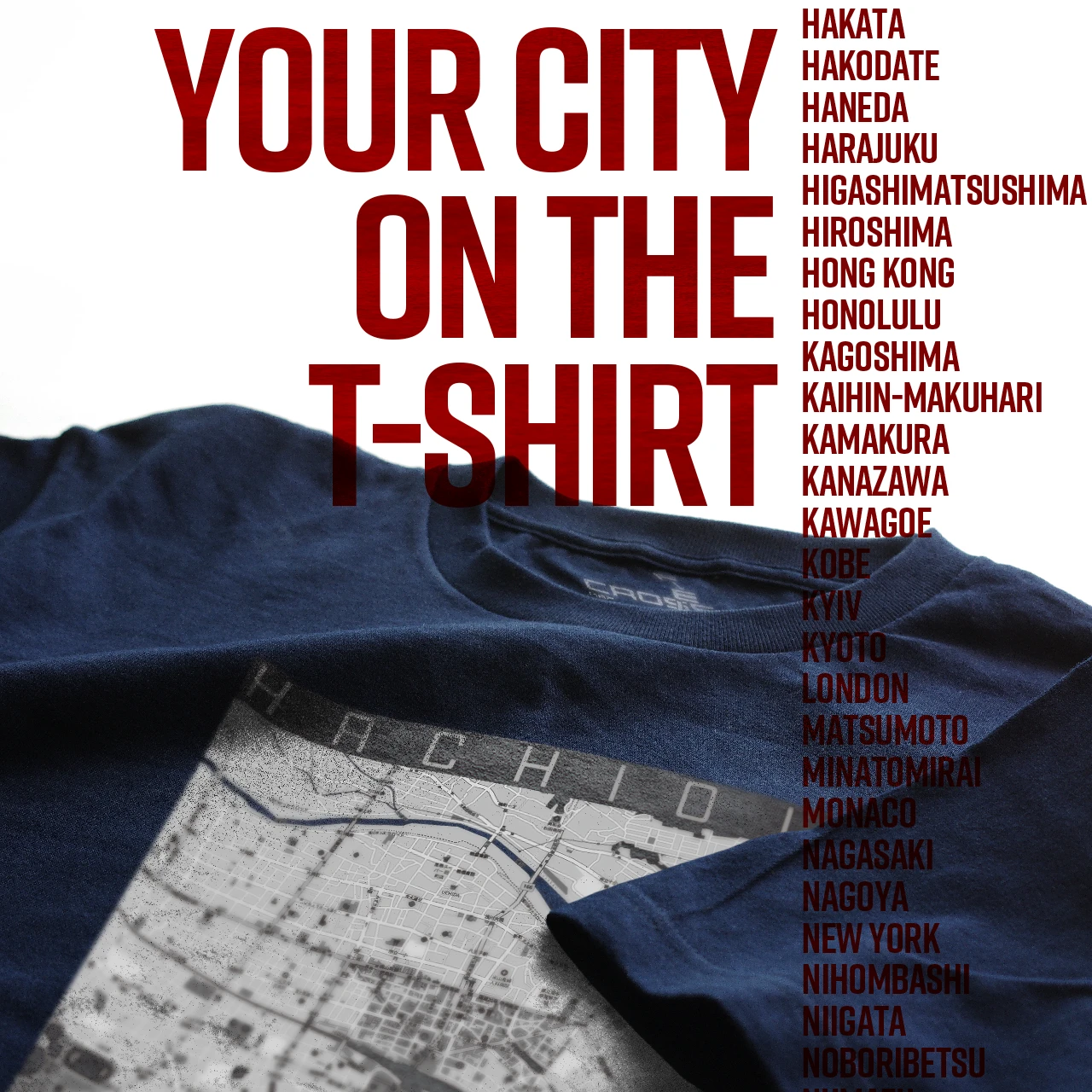 Your City on the T-shirt