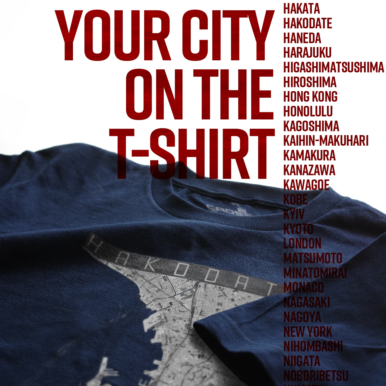 Your City on the T-shirt