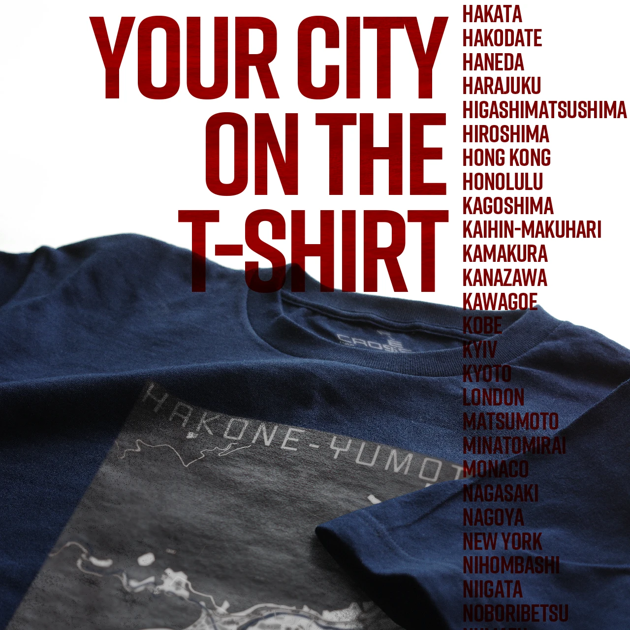 Your City on the T-shirt