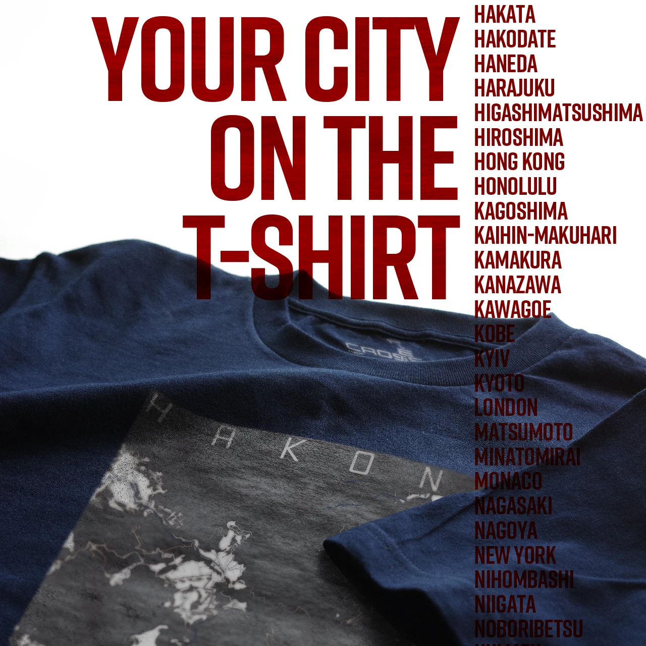 Your City on the T-shirt