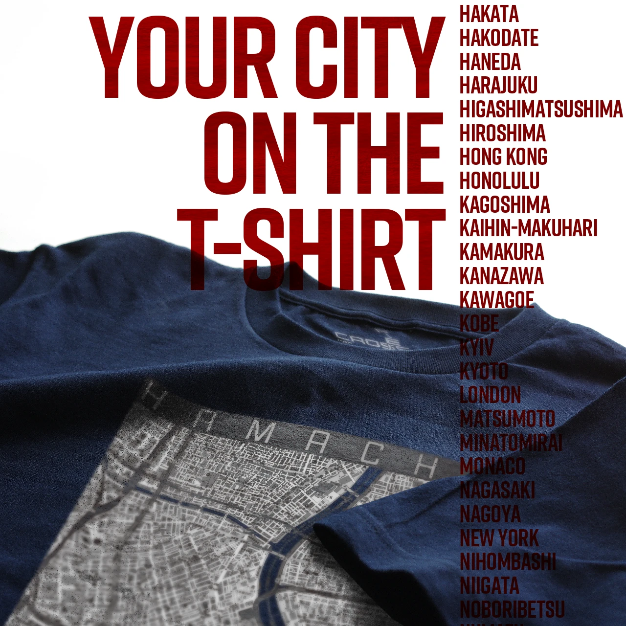 Your City on the T-shirt