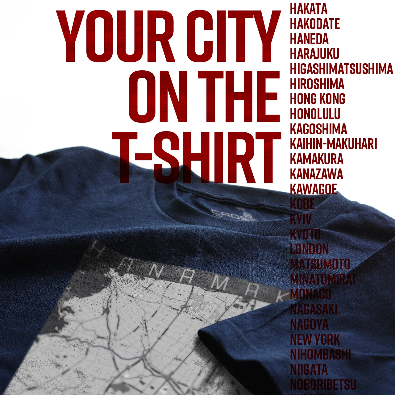 Your City on the T-shirt