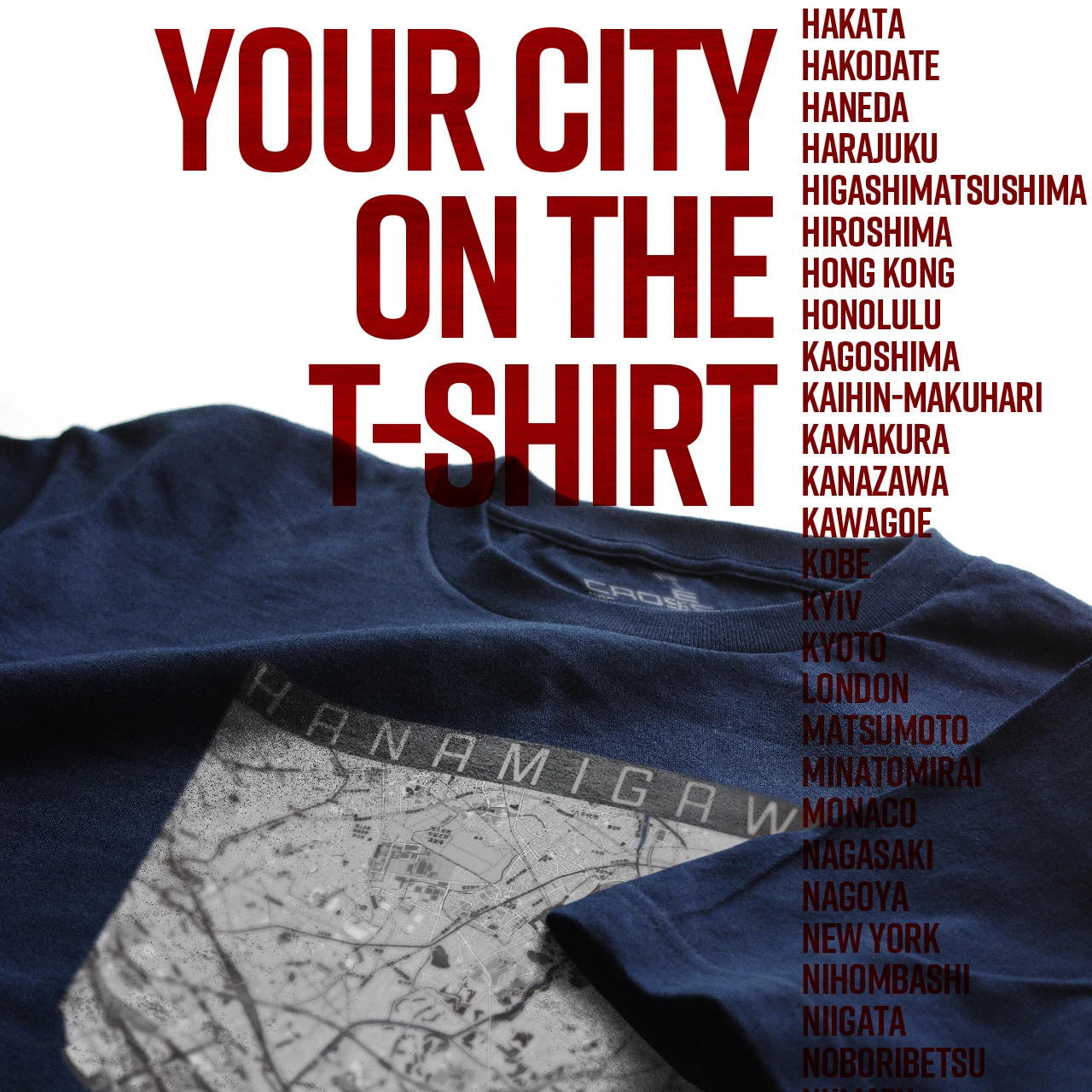 Your City on the T-shirt