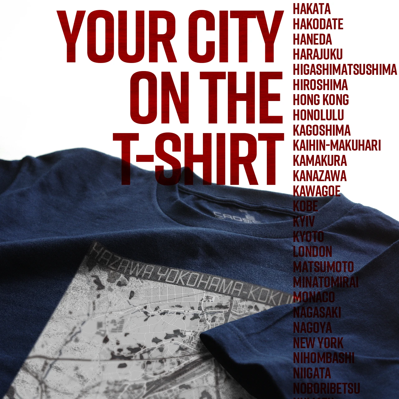 Your City on the T-shirt