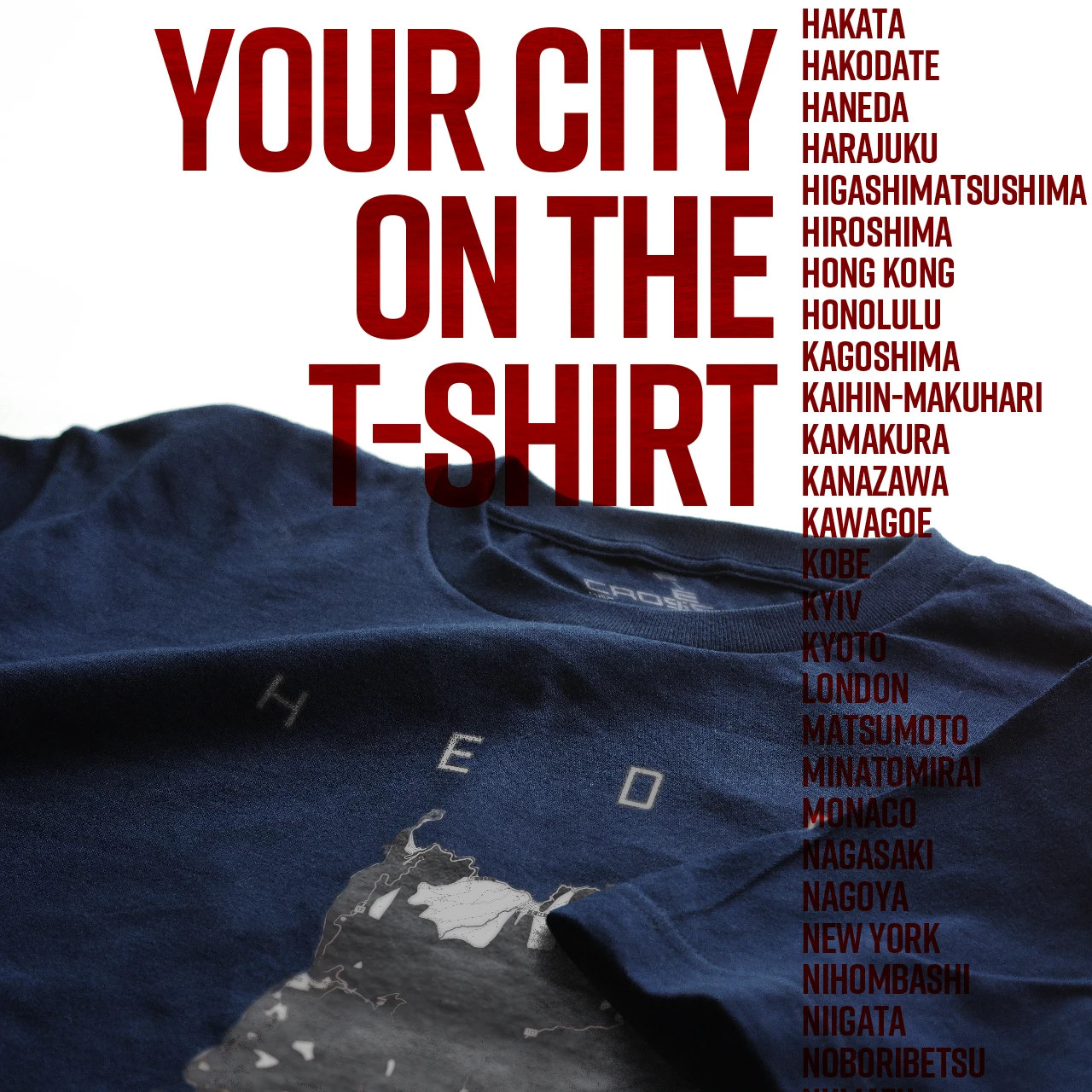 Your City on the T-shirt