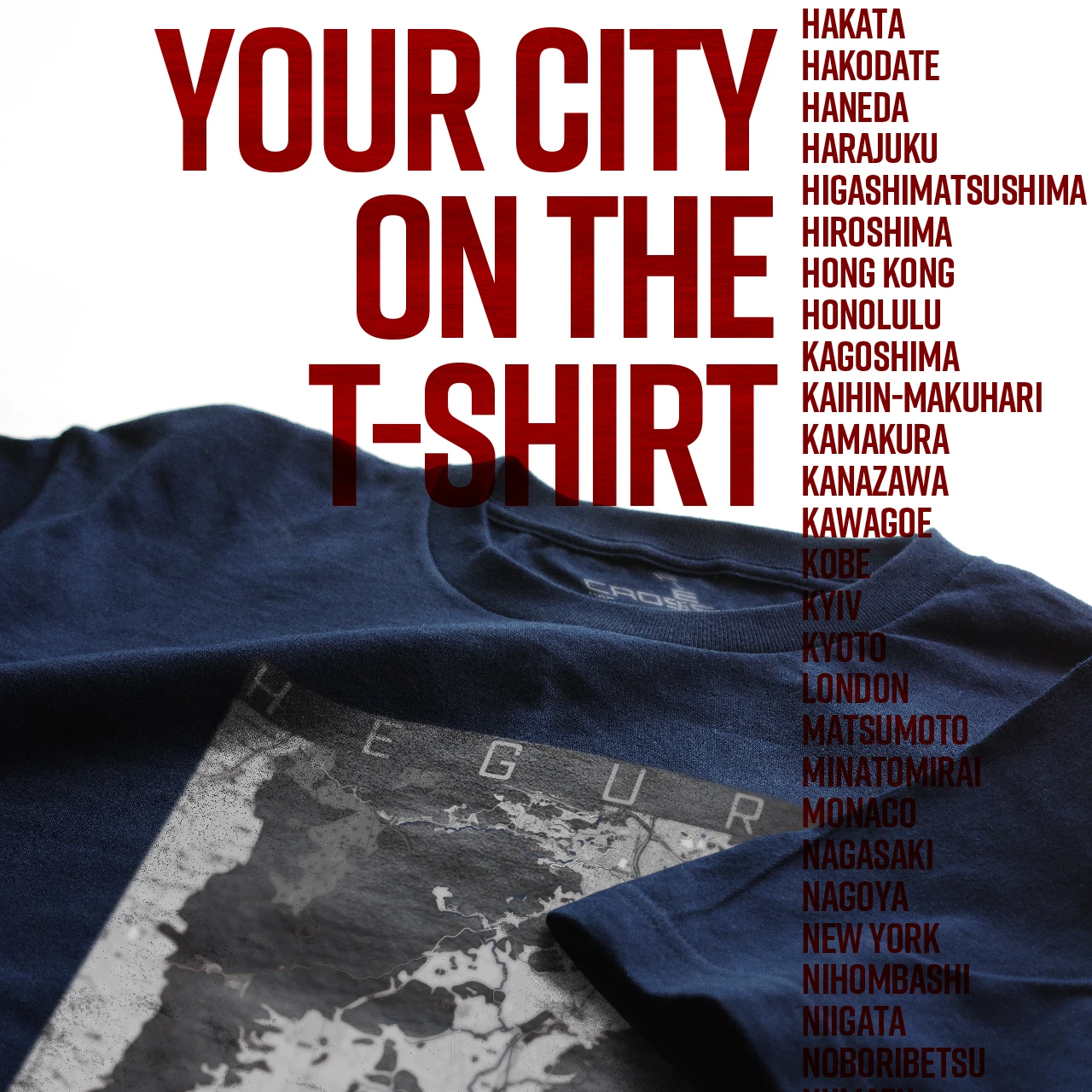 Your City on the T-shirt