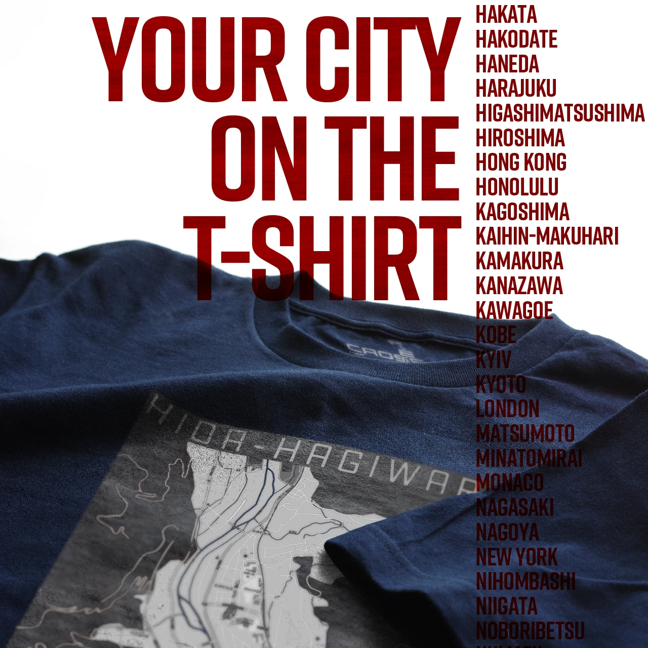 Your City on the T-shirt