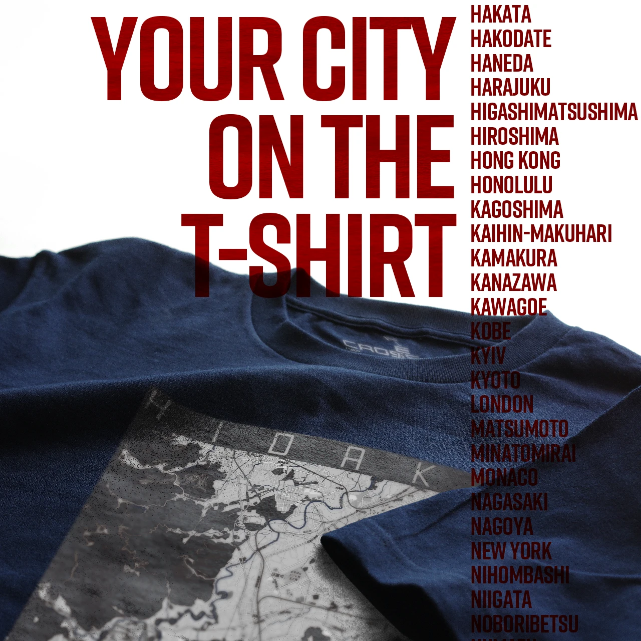 Your City on the T-shirt