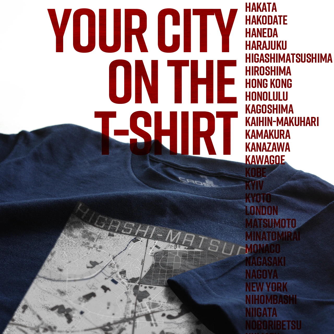 Your City on the T-shirt