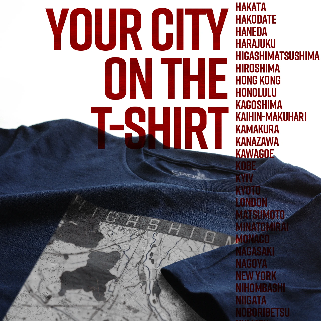 Your City on the T-shirt