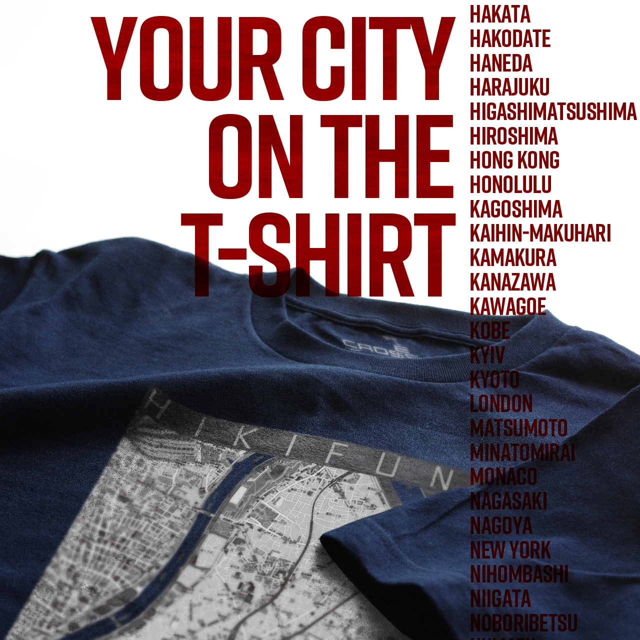 Your City on the T-shirt