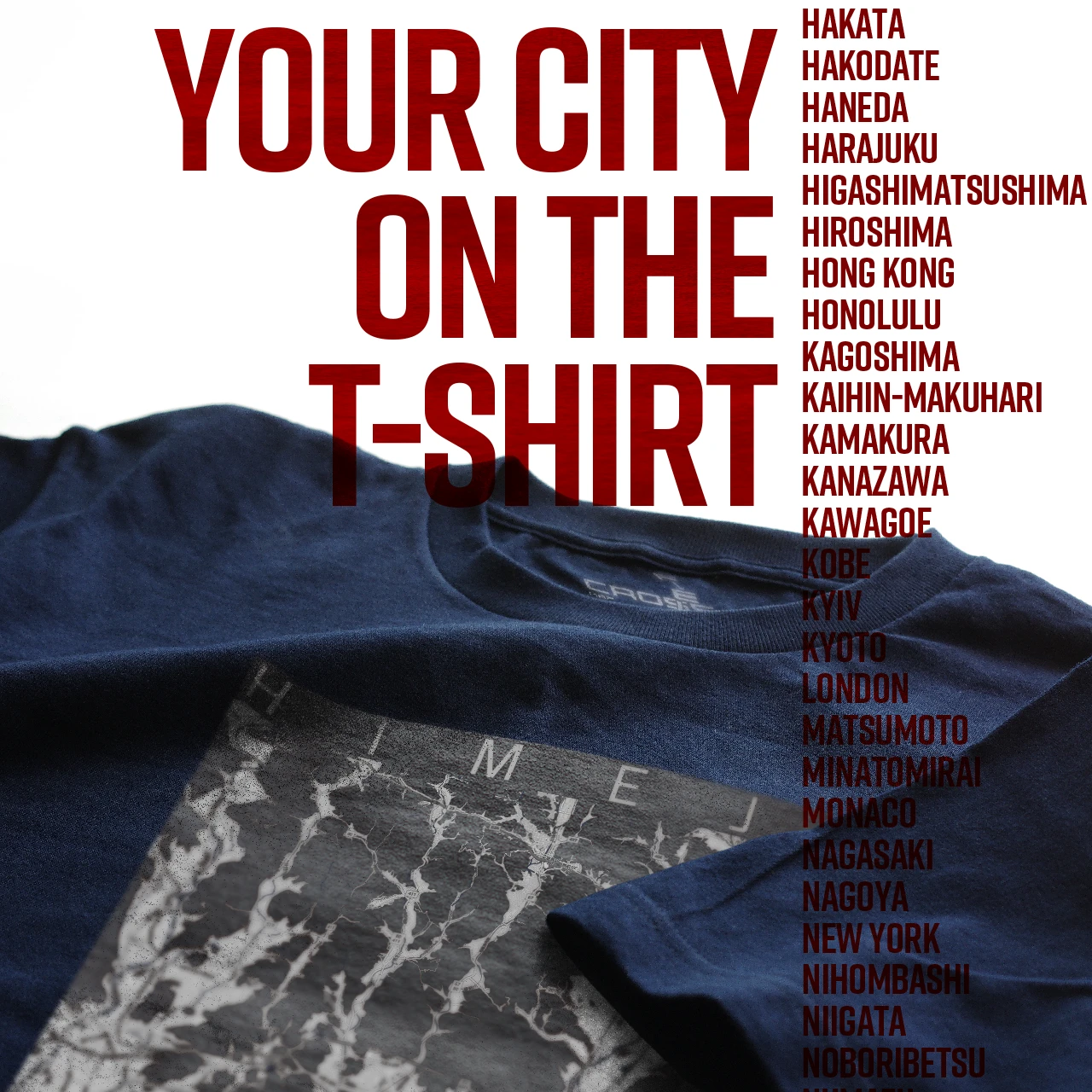 Your City on the T-shirt