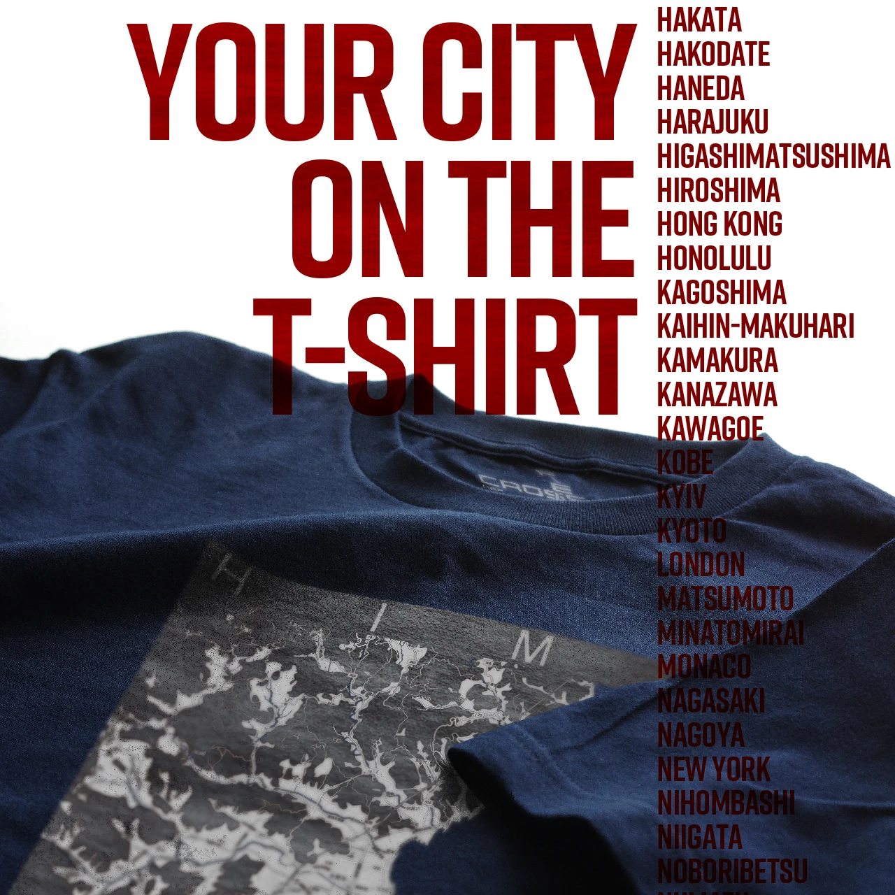 Your City on the T-shirt