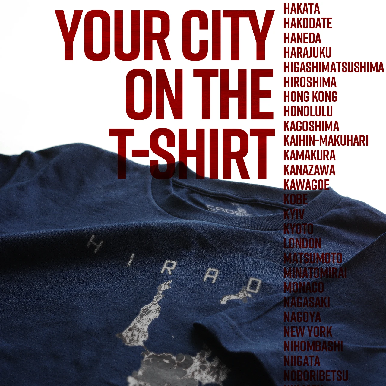 Your City on the T-shirt