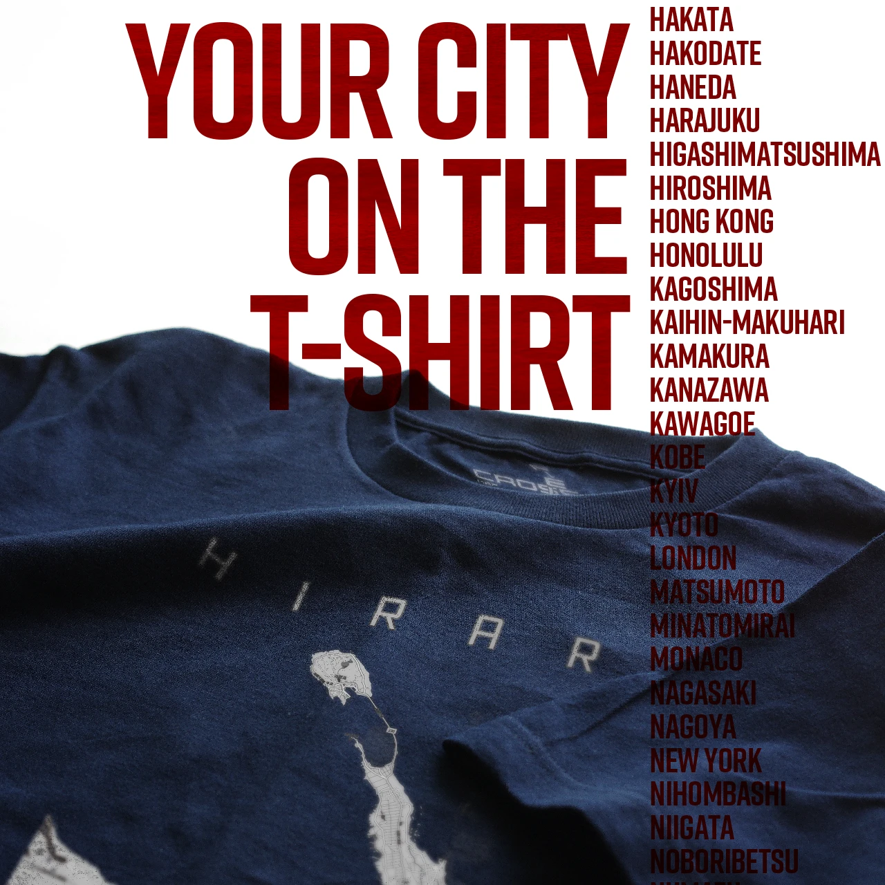 Your City on the T-shirt