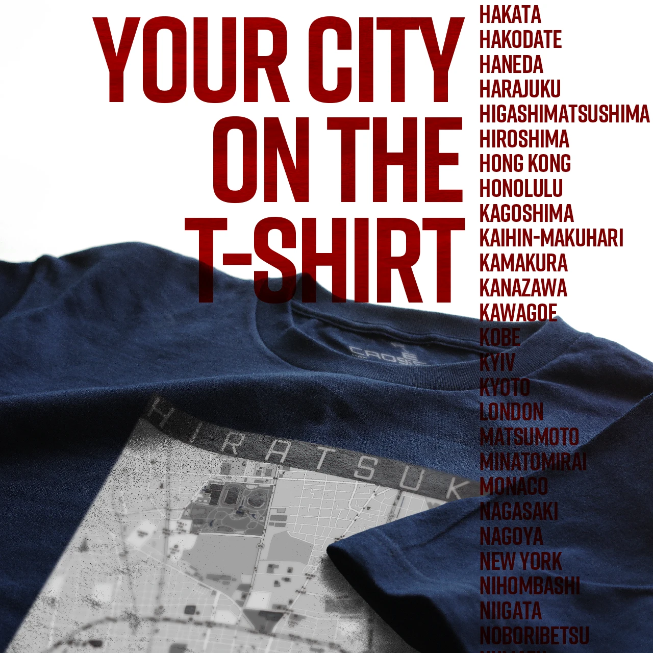 Your City on the T-shirt