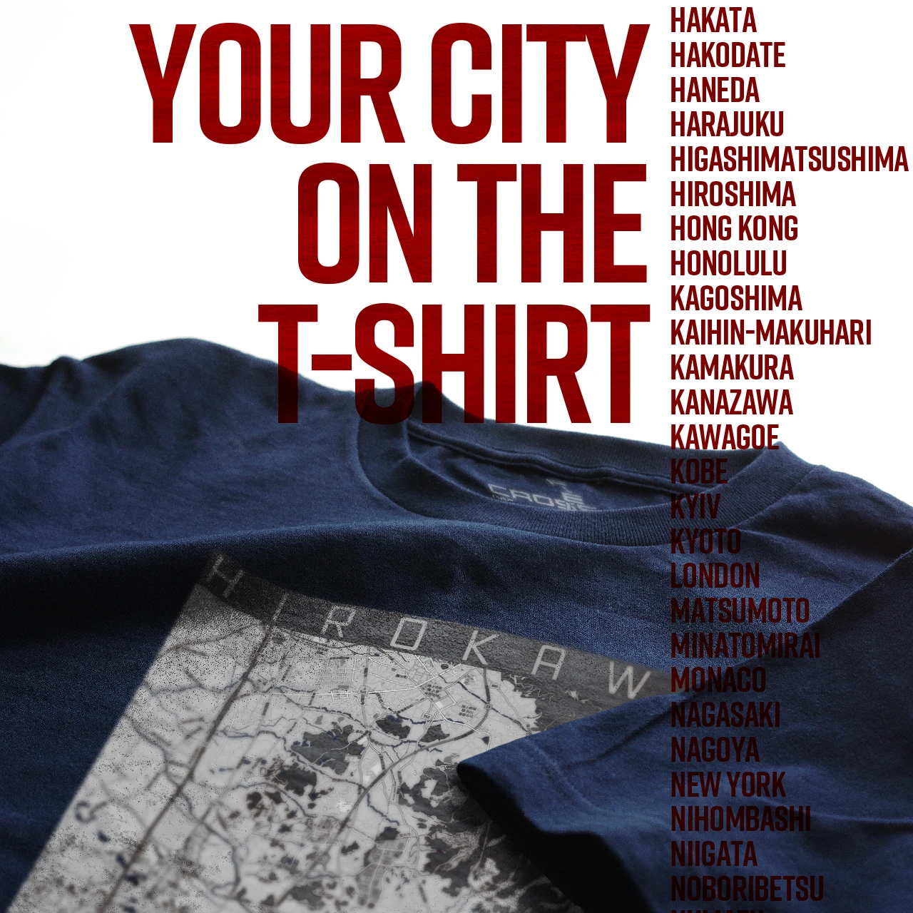 Your City on the T-shirt