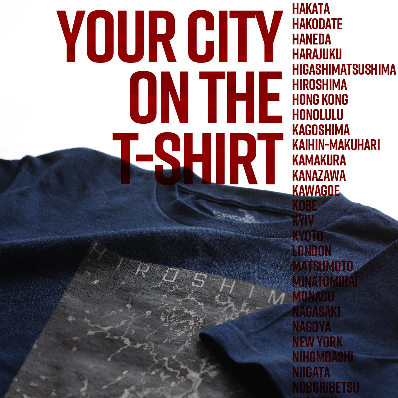 Your City on the T-shirt