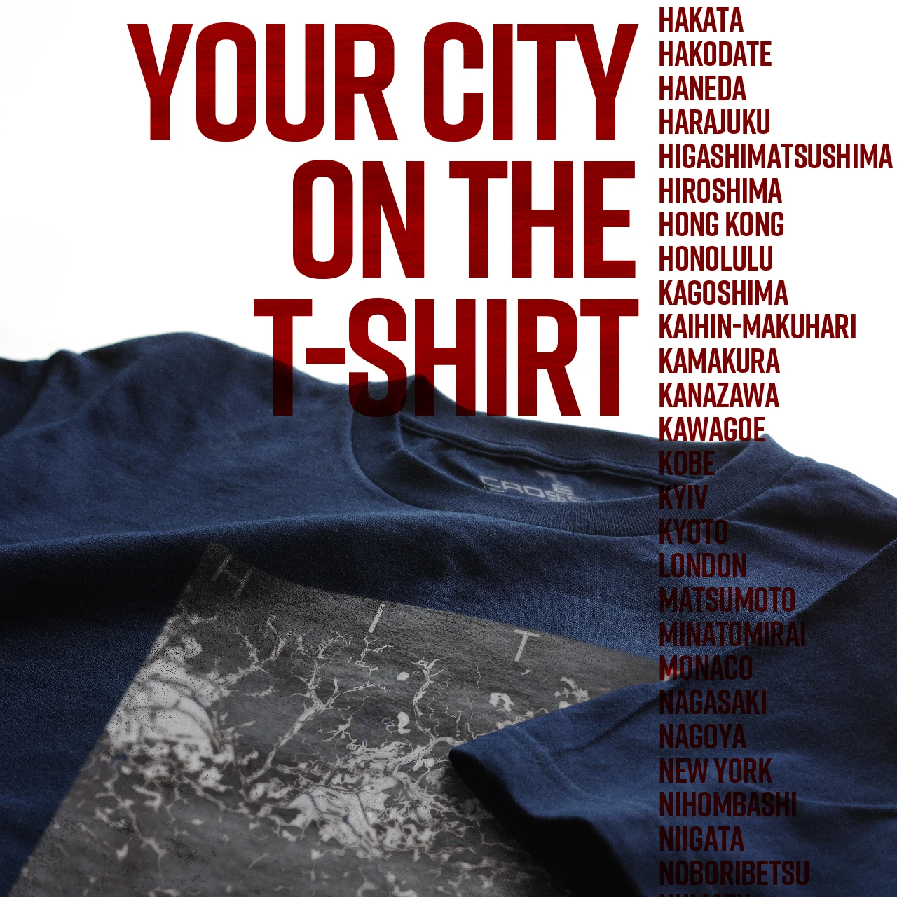 Your City on the T-shirt