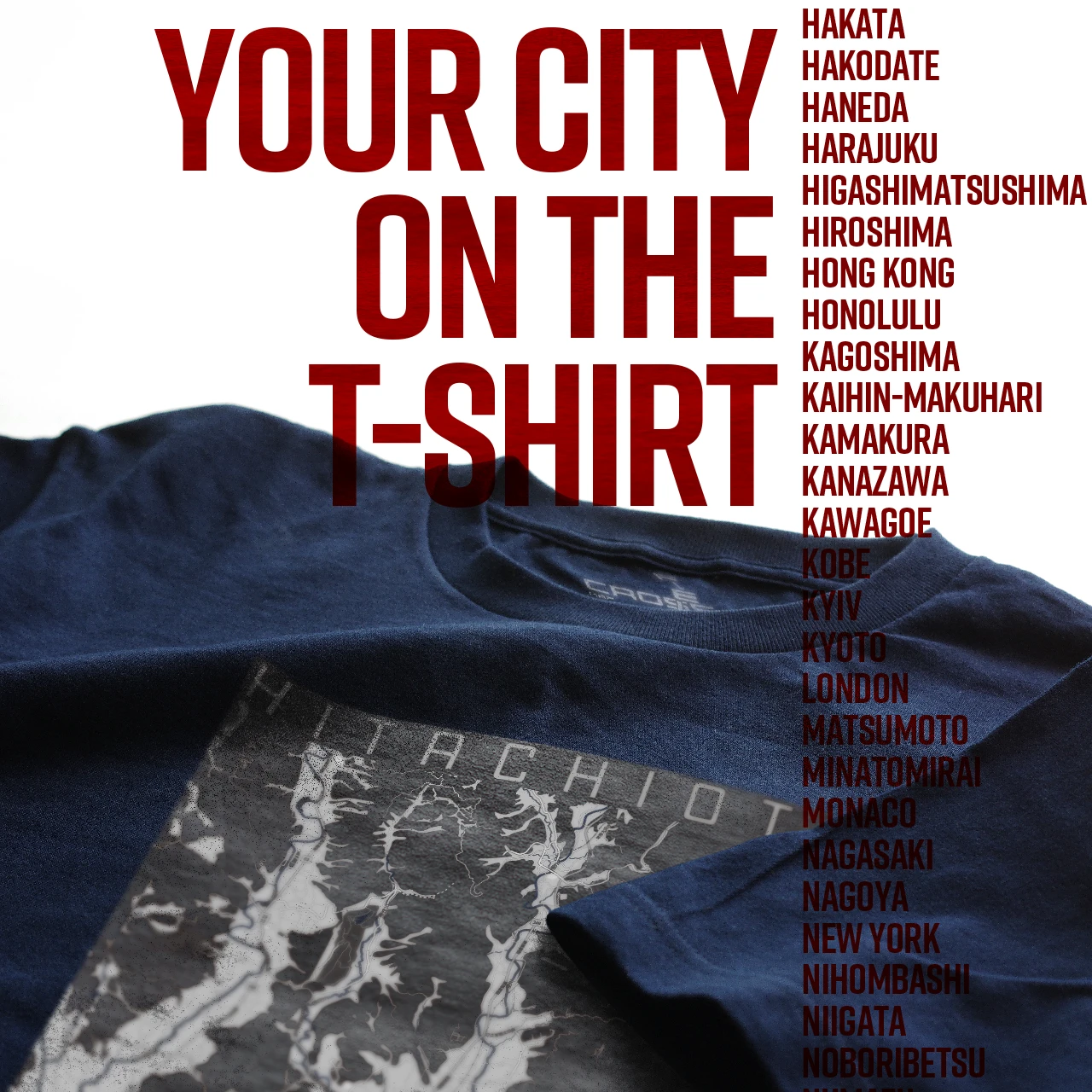 Your City on the T-shirt