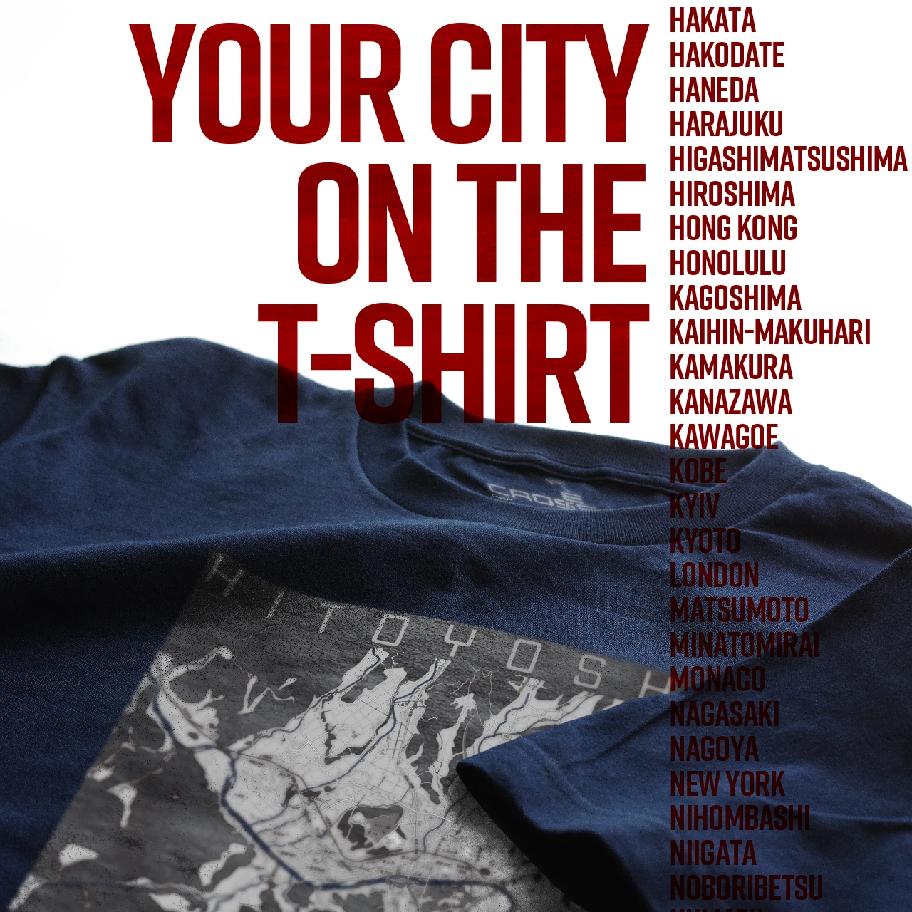 Your City on the T-shirt