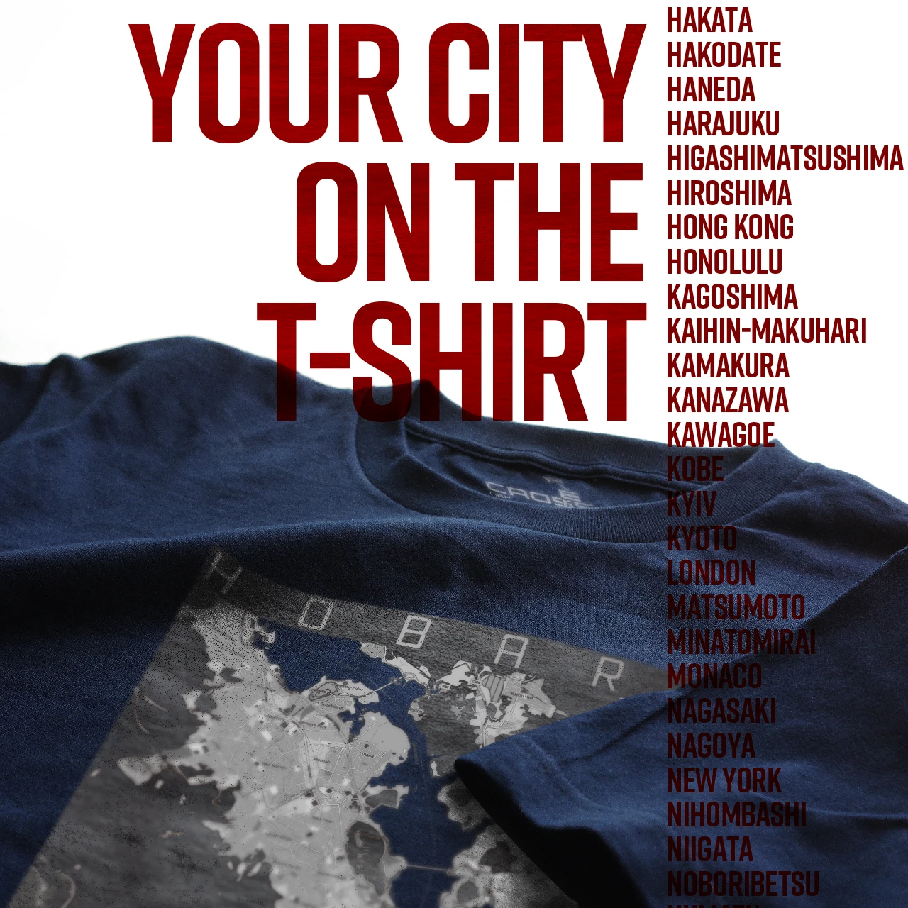 Your City on the T-shirt