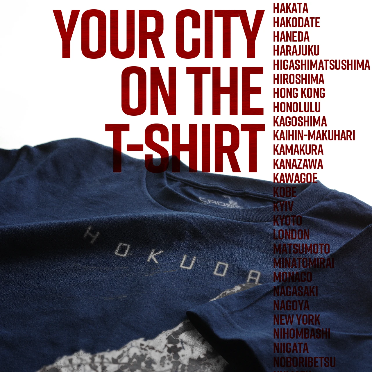 Your City on the T-shirt