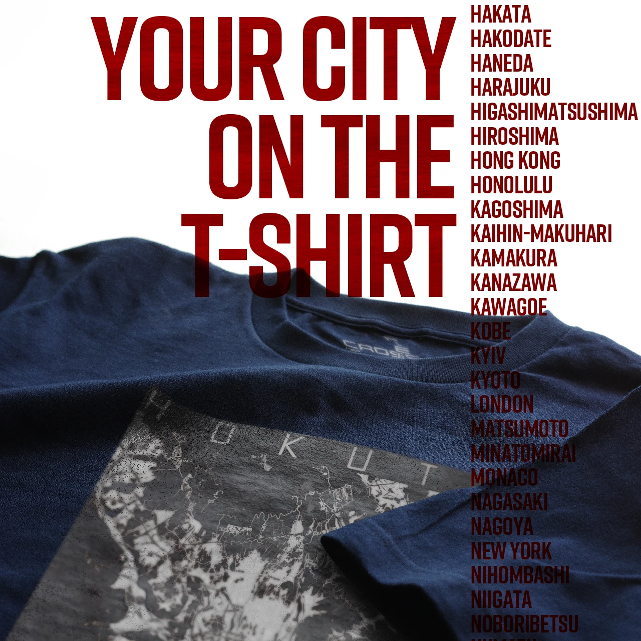 Your City on the T-shirt