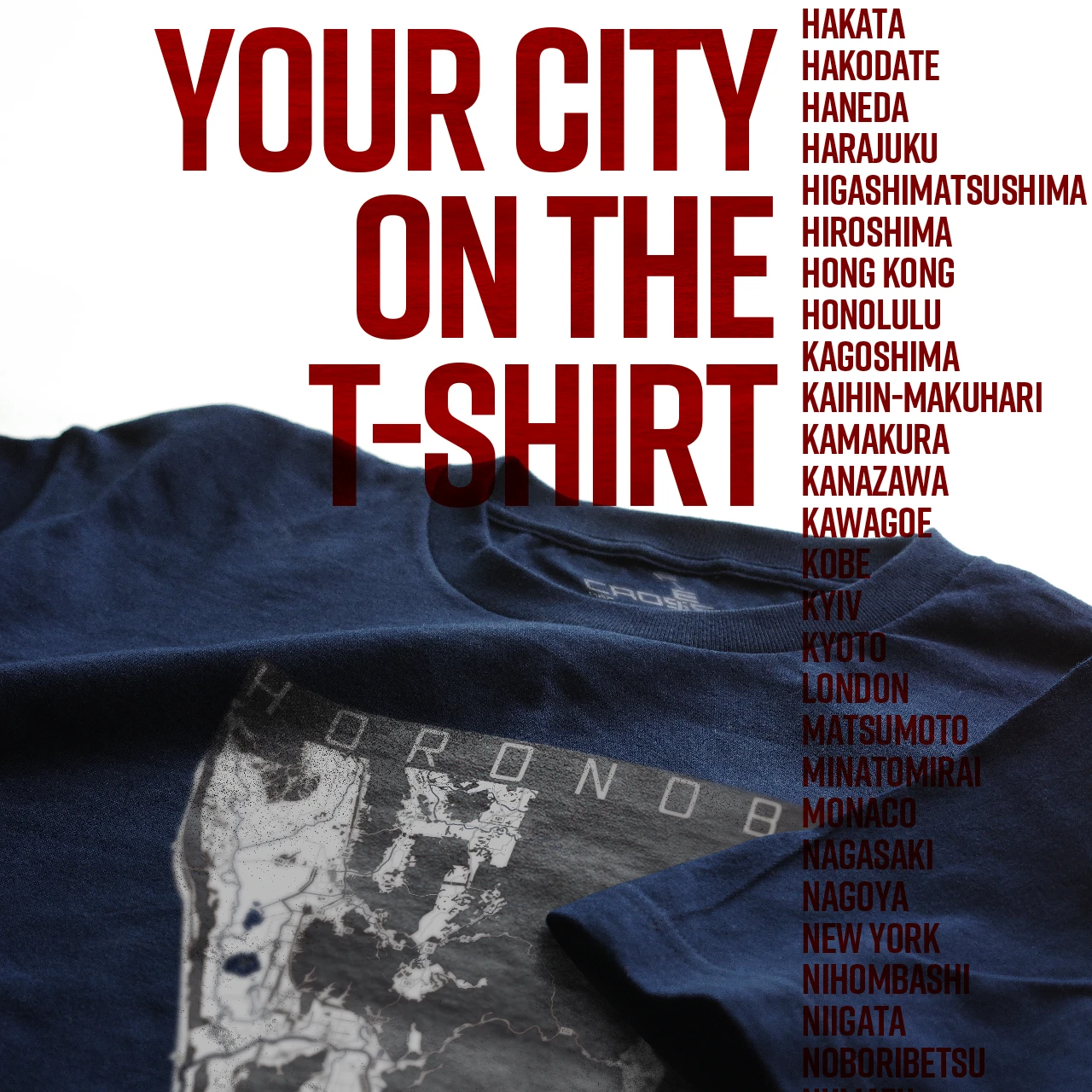 Your City on the T-shirt