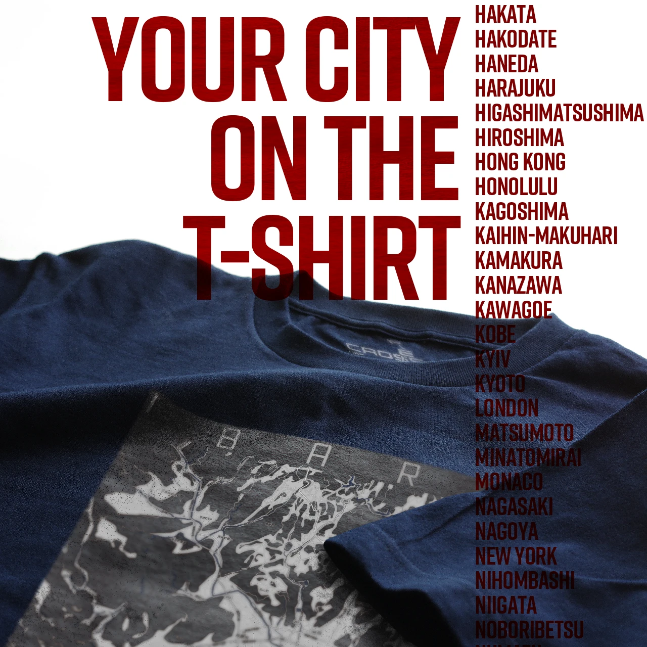 Your City on the T-shirt