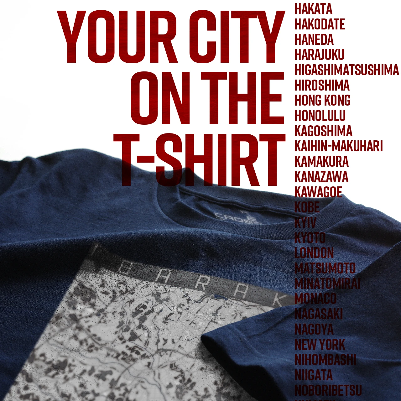 Your City on the T-shirt