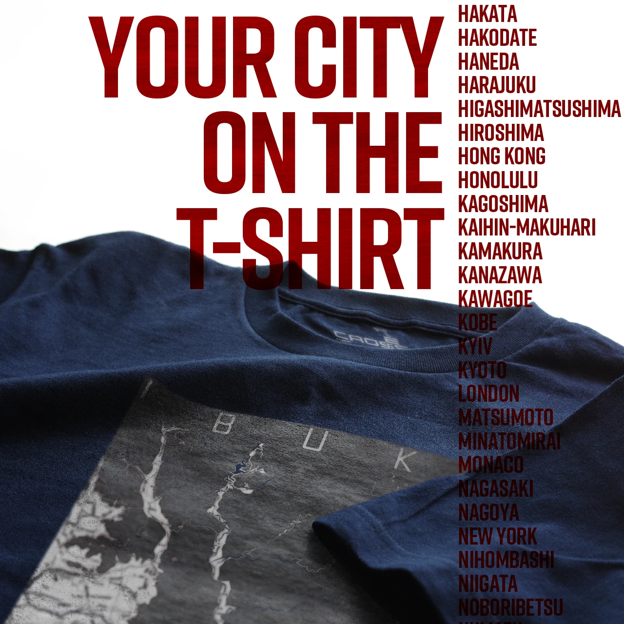 Your City on the T-shirt