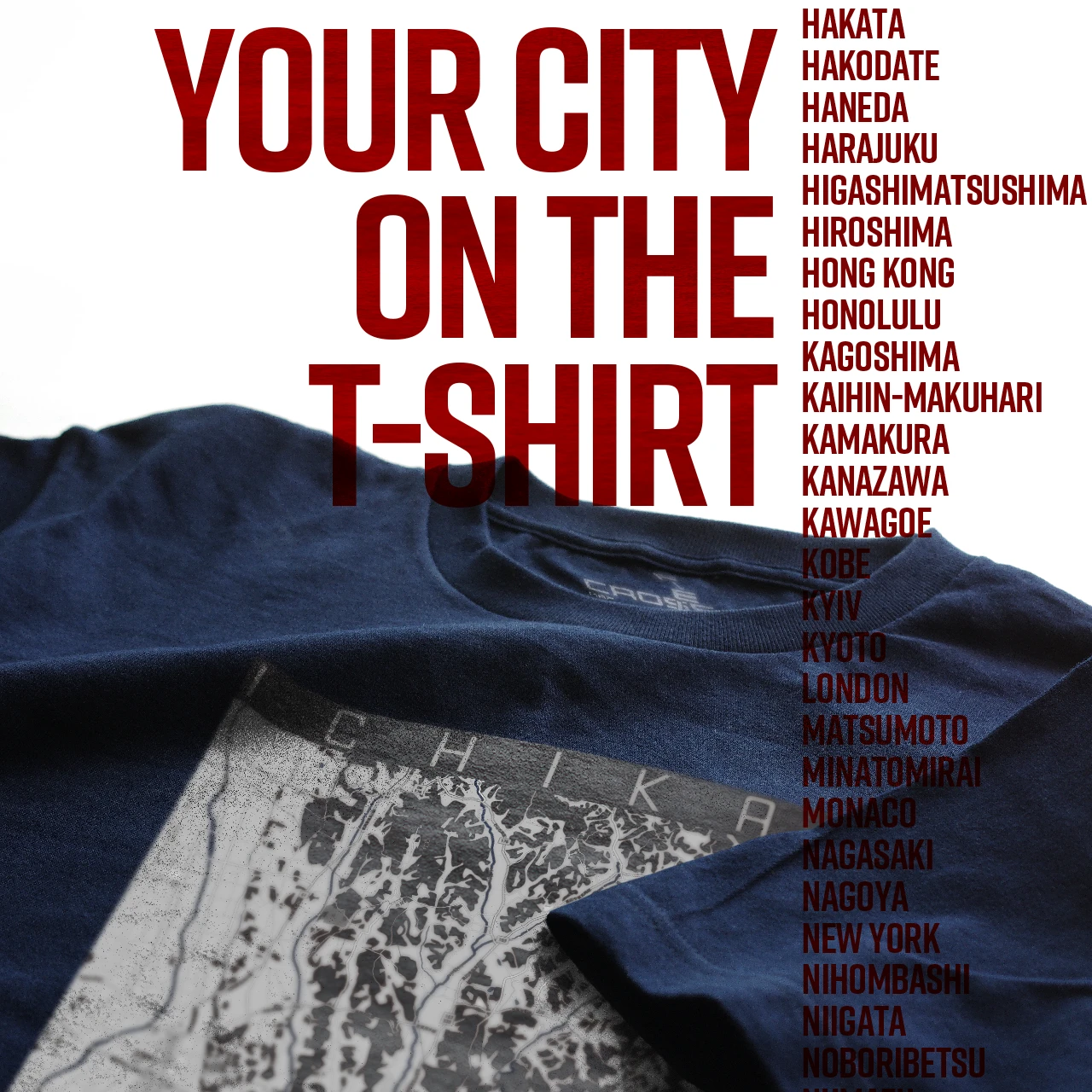 Your City on the T-shirt