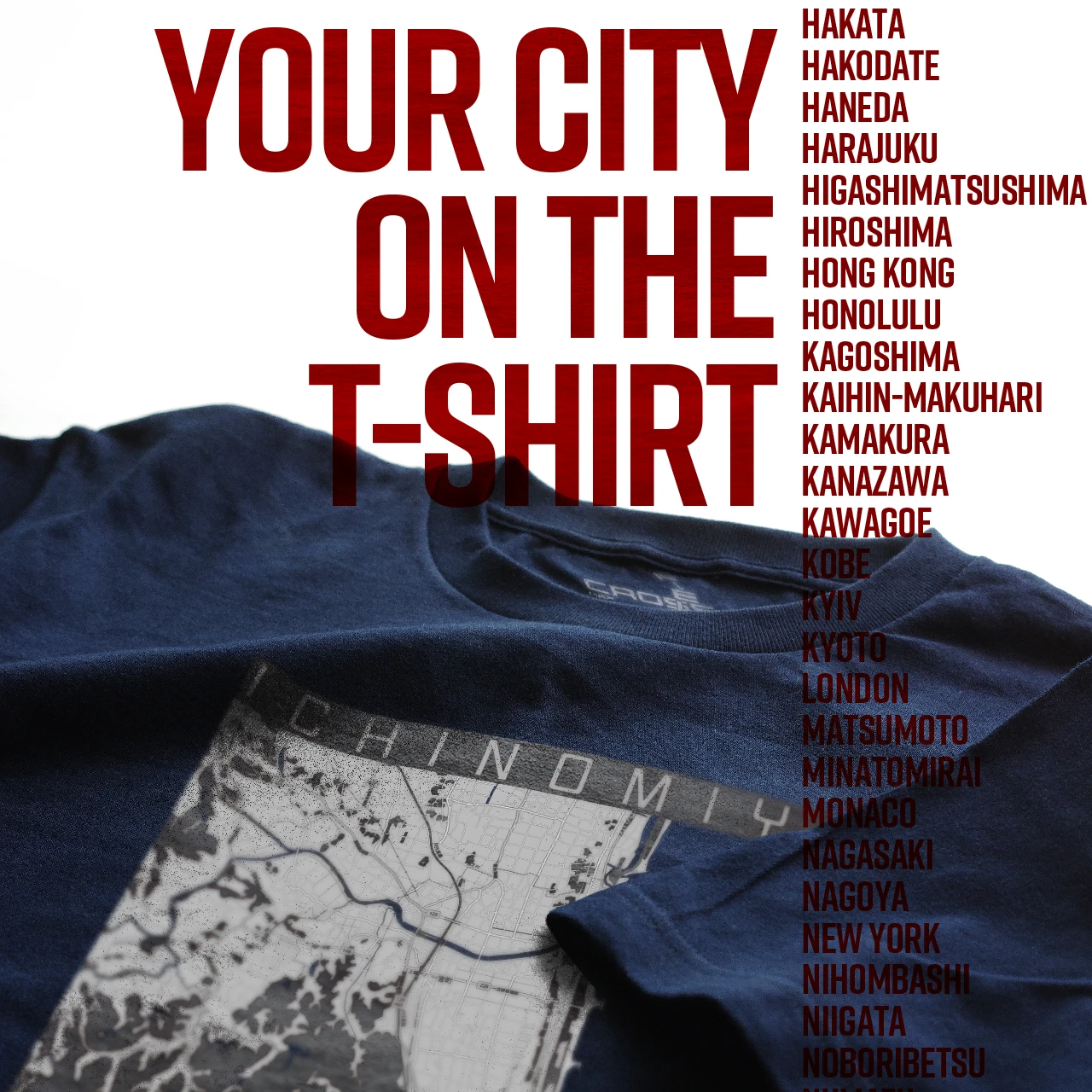 Your City on the T-shirt