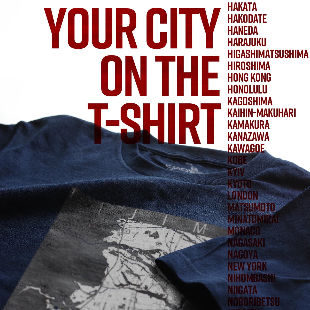 Your City on the T-shirt