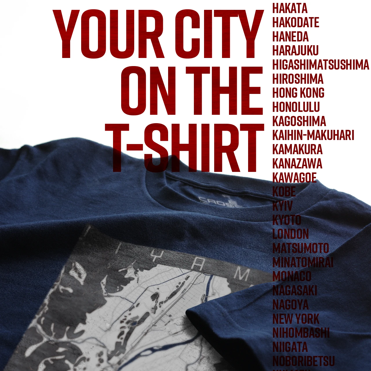 Your City on the T-shirt