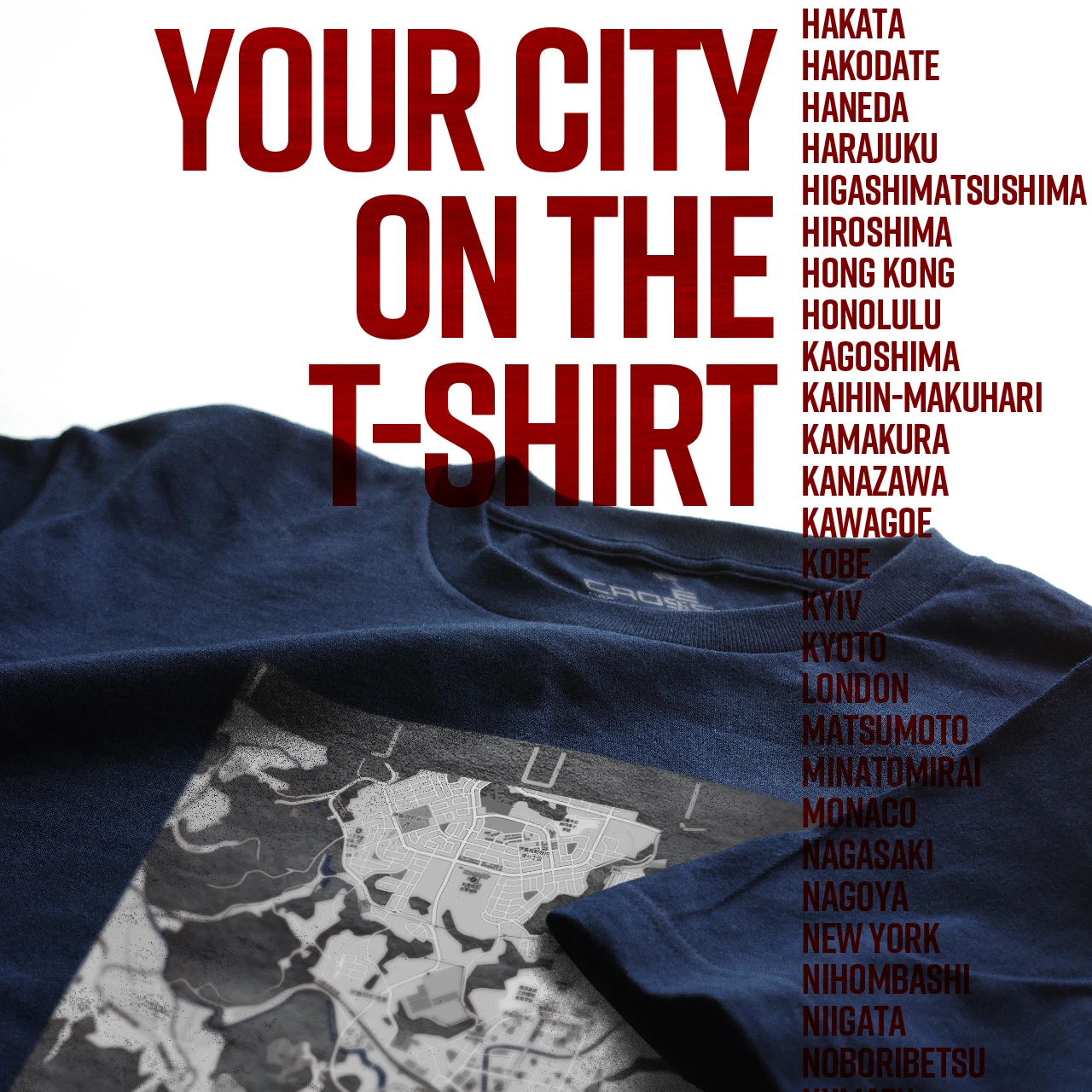 Your City on the T-shirt