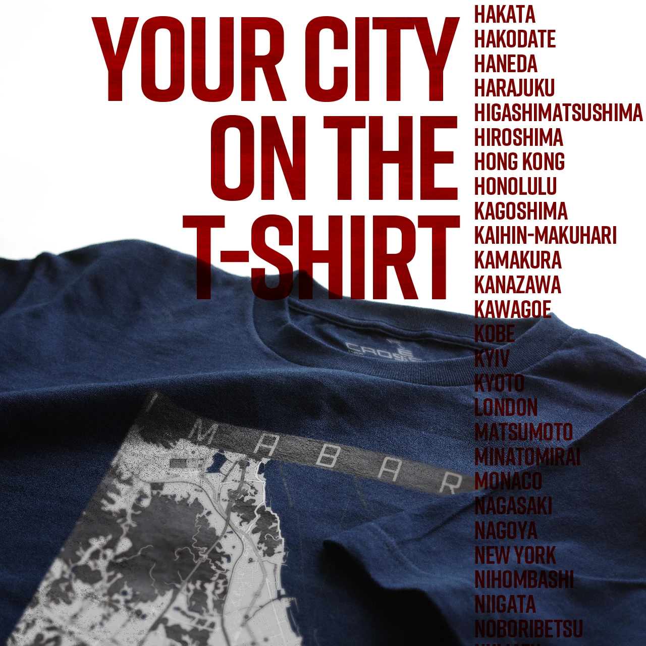 Your City on the T-shirt