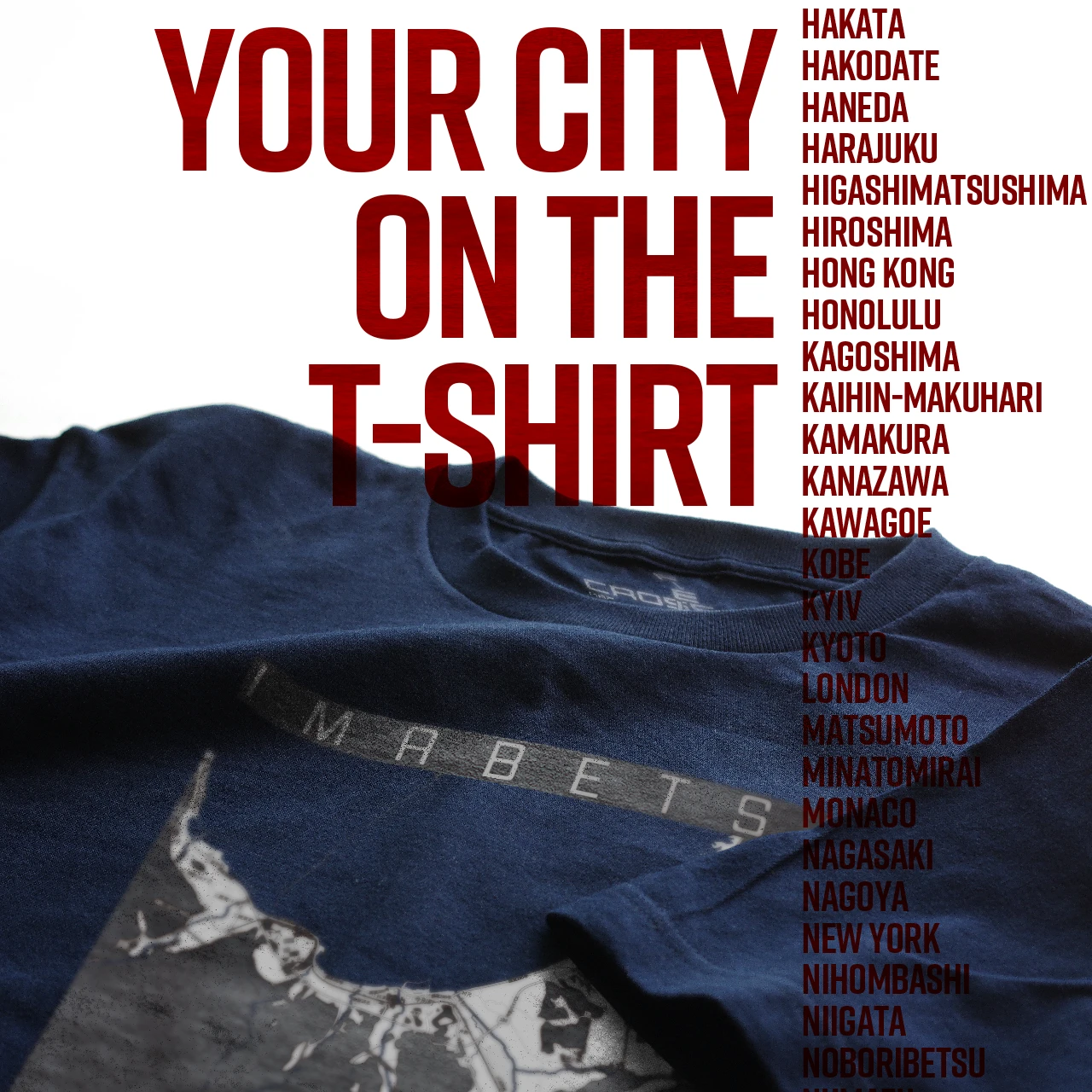 Your City on the T-shirt