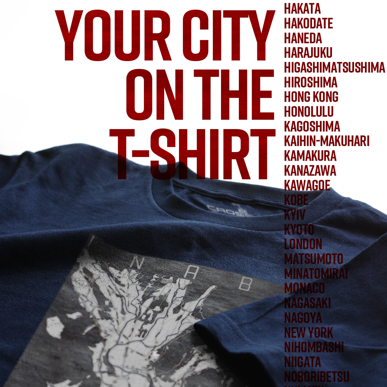 Your City on the T-shirt