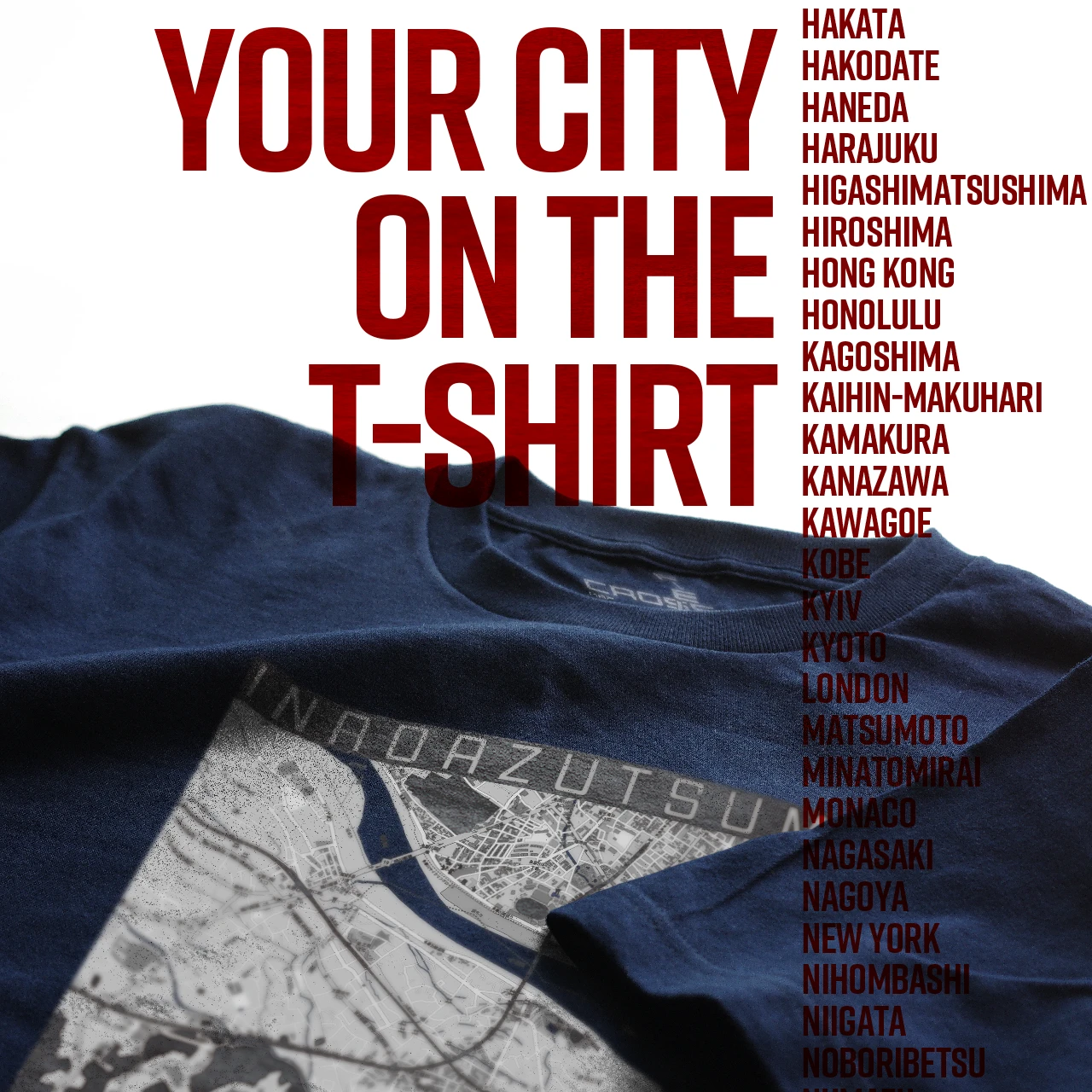 Your City on the T-shirt