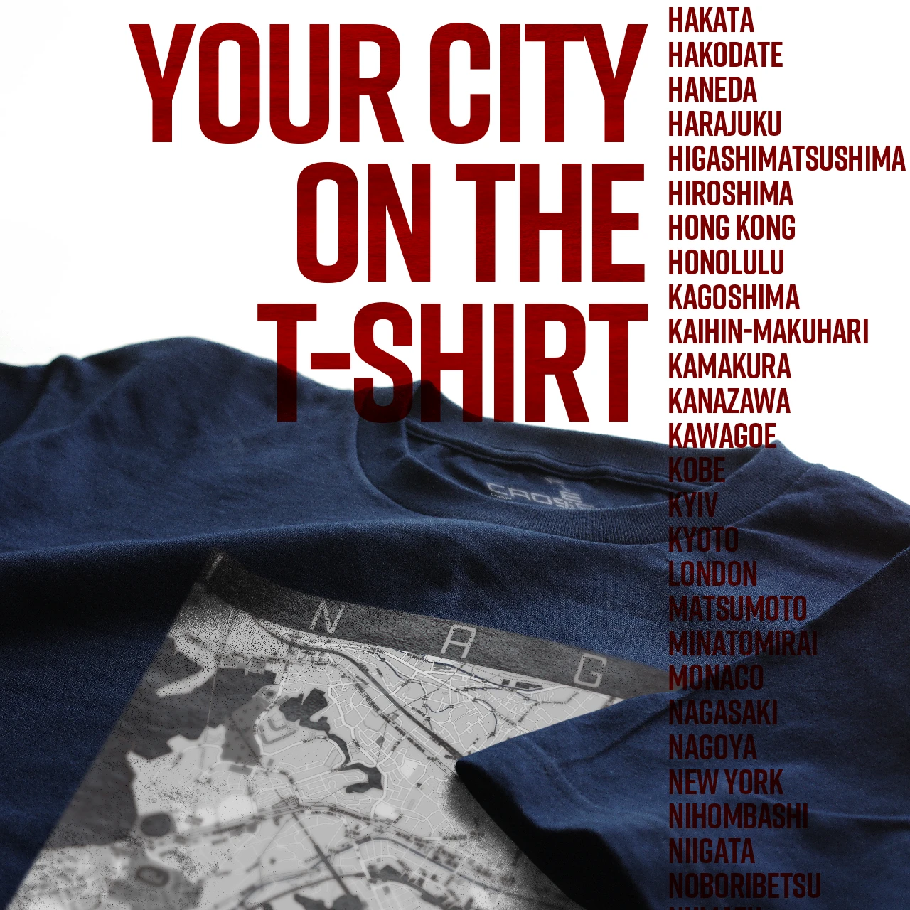 Your City on the T-shirt