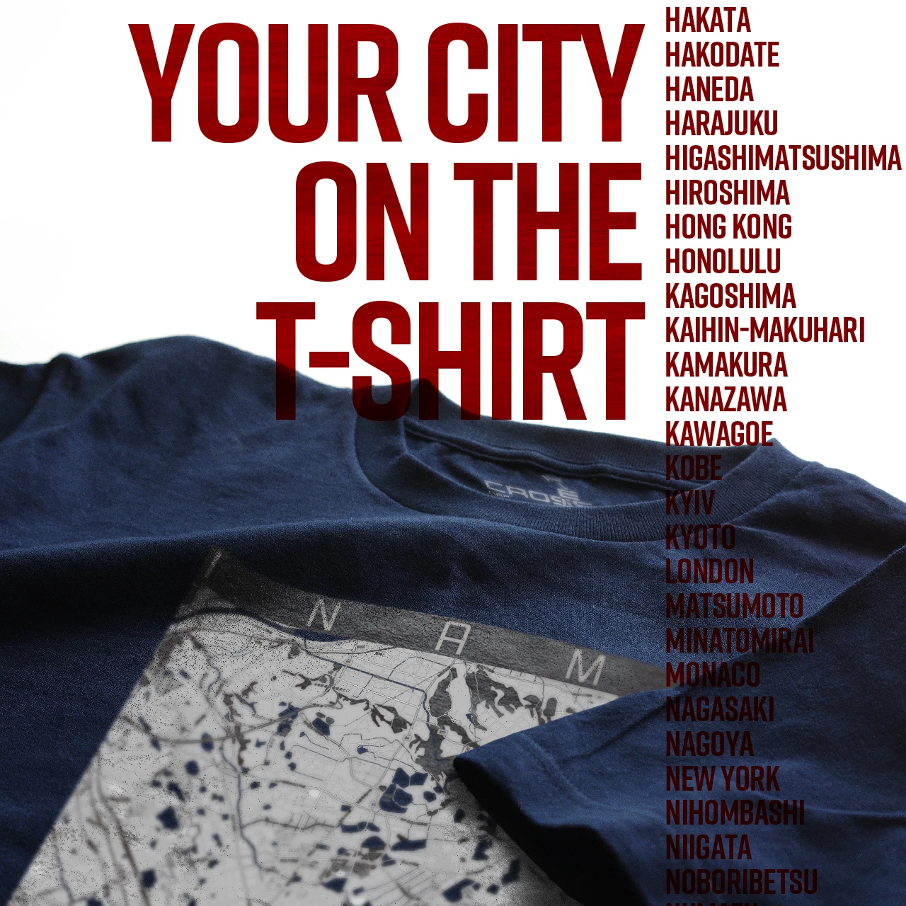 Your City on the T-shirt