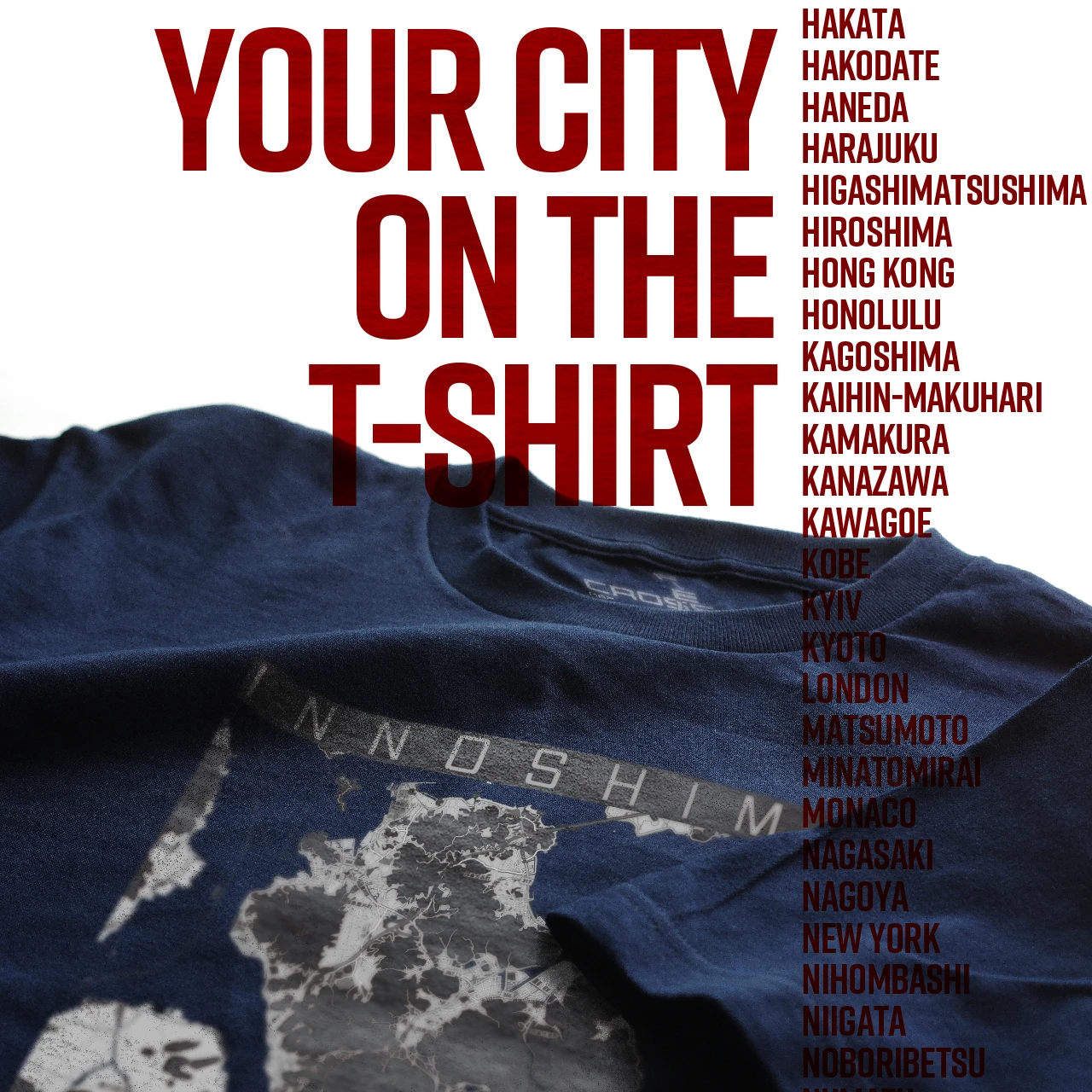 Your City on the T-shirt