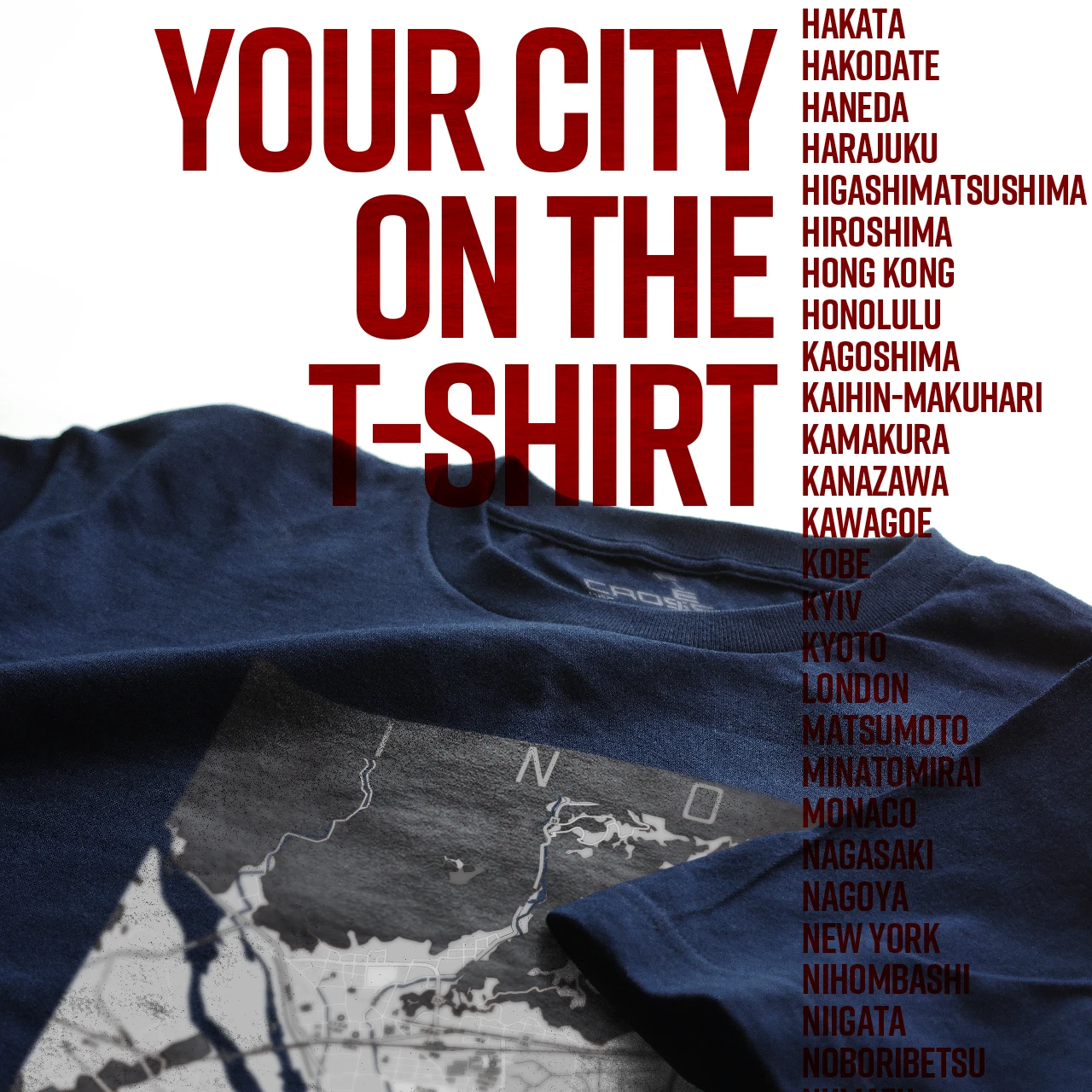 Your City on the T-shirt