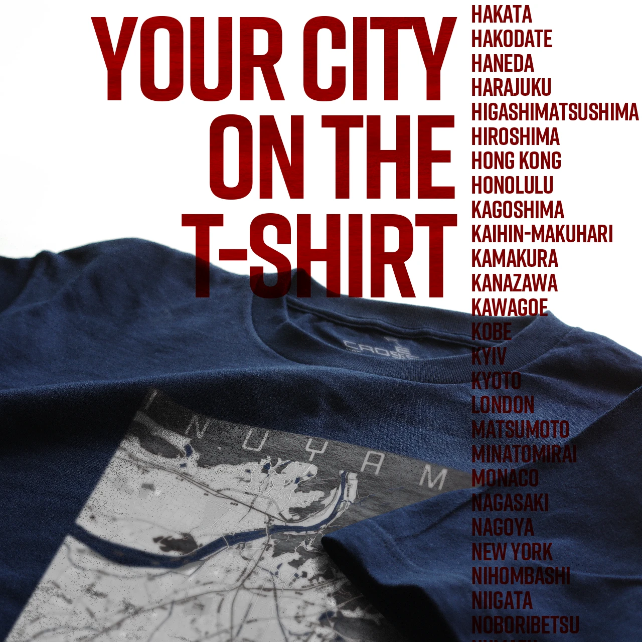 Your City on the T-shirt